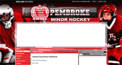 Desktop Screenshot of pembrokeminorhockey.com